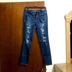 American Eagle Denim Skinny Jeans size 8